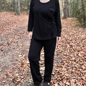 Black 3-piece travelsmith outfit